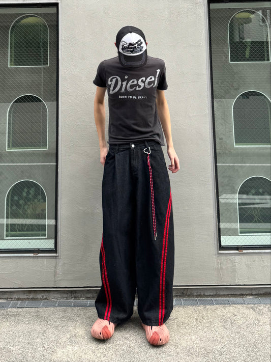 ウエストレイヤードデニムパンツ DPC05035