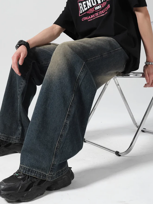 ユニセックスウォッシュデニムパンツ DPB71629