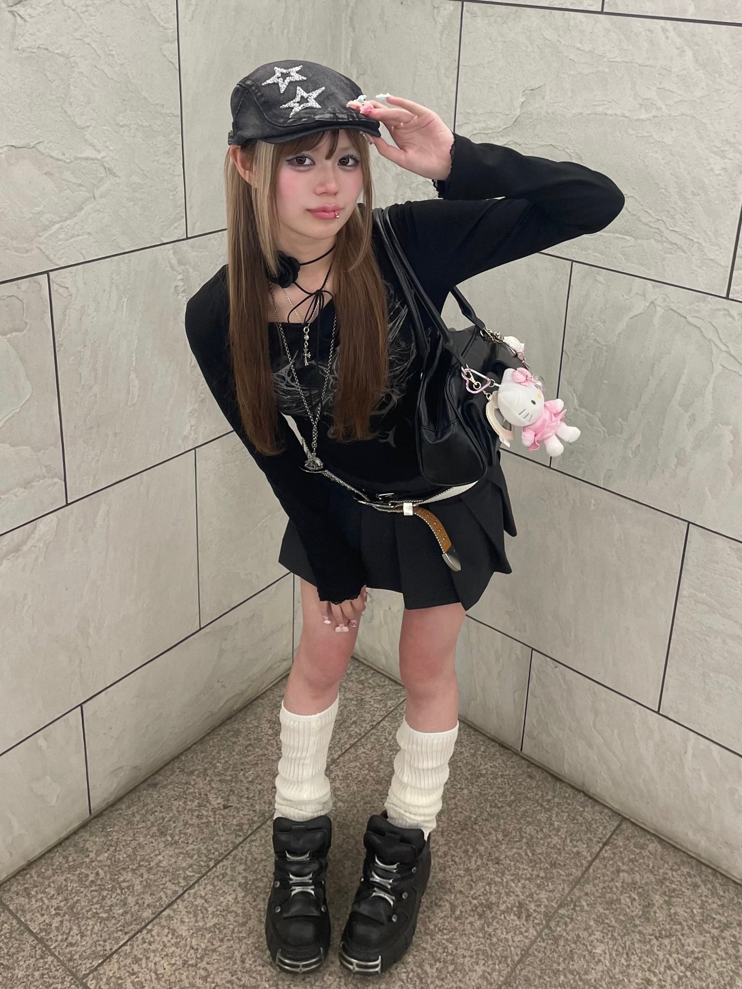 グラフィックロングTシャツ DPB67074