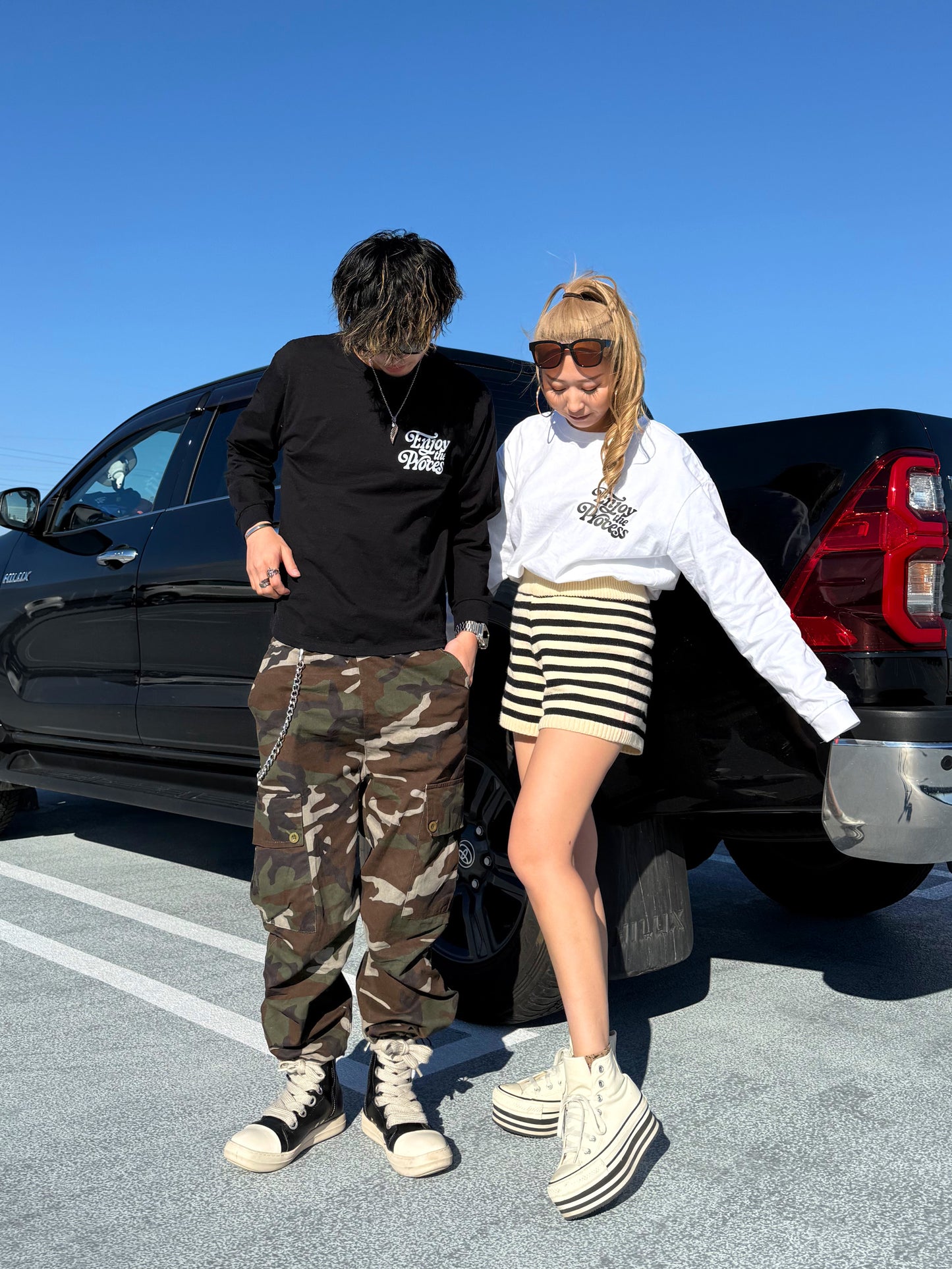 ユニセックスロゴロングスリーブTシャツ DPB73254