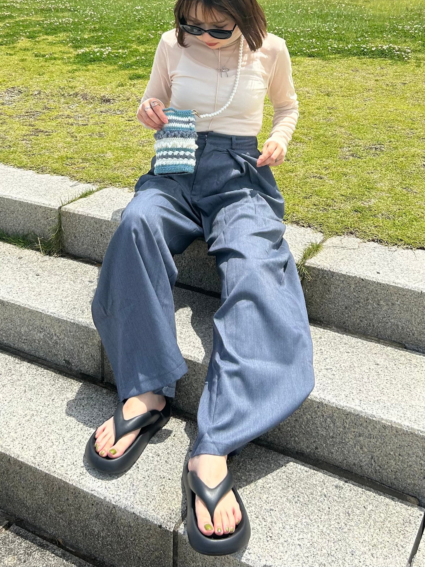 厚底ビーチサンダル DPA61382