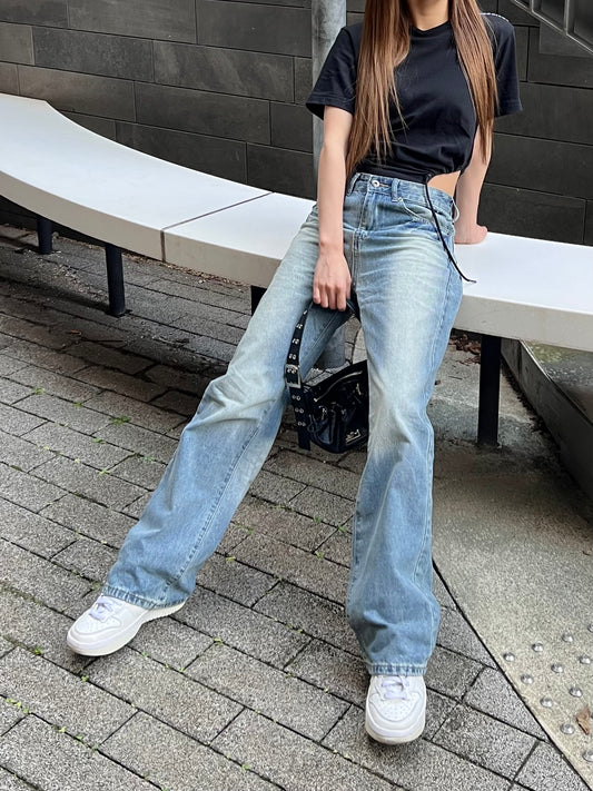 ローライズワイドデニムパンツ DPB06125