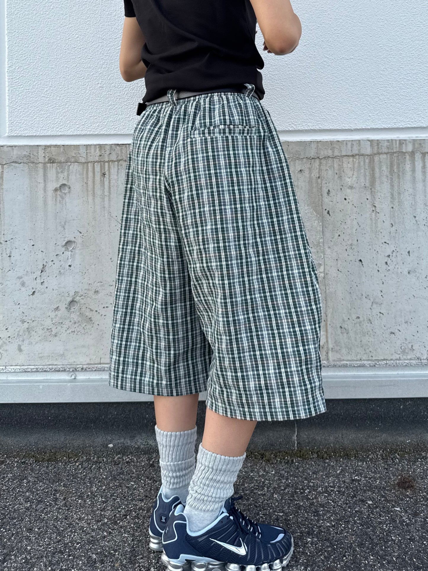 チェックハーフパンツ DPB70163