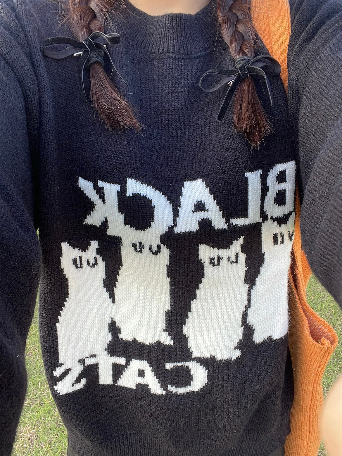 キャットブラックニット DPB82018