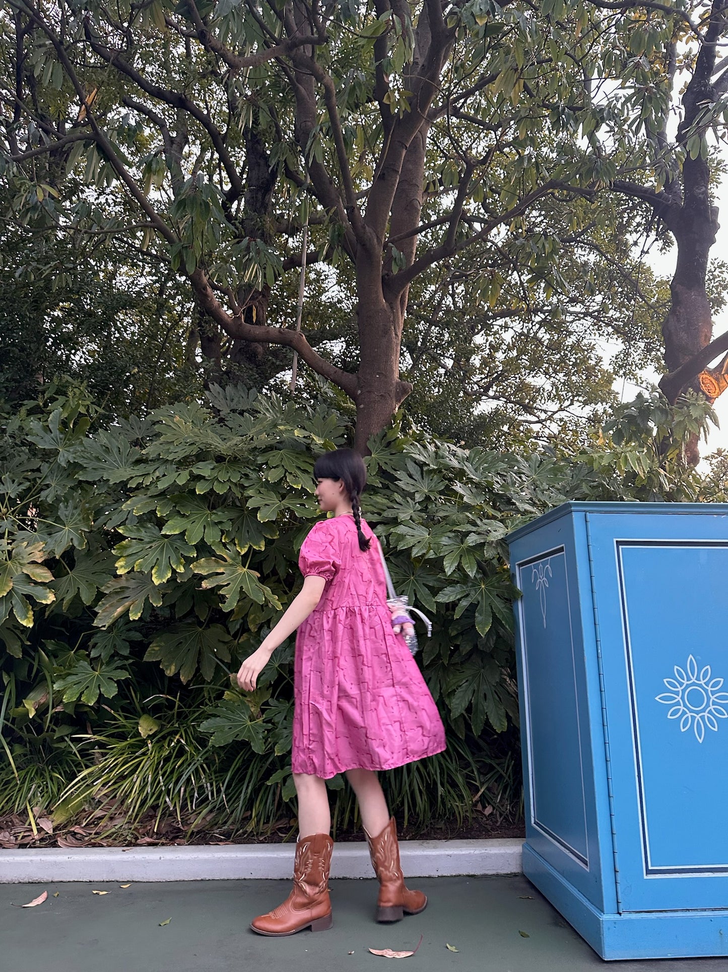 パフスリーブミニワンピース DPA43330