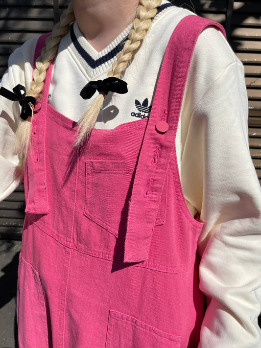 ピンクロングジャンパースカート DPB58020