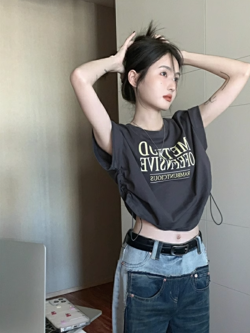 ドローストリングTシャツ DPB71505