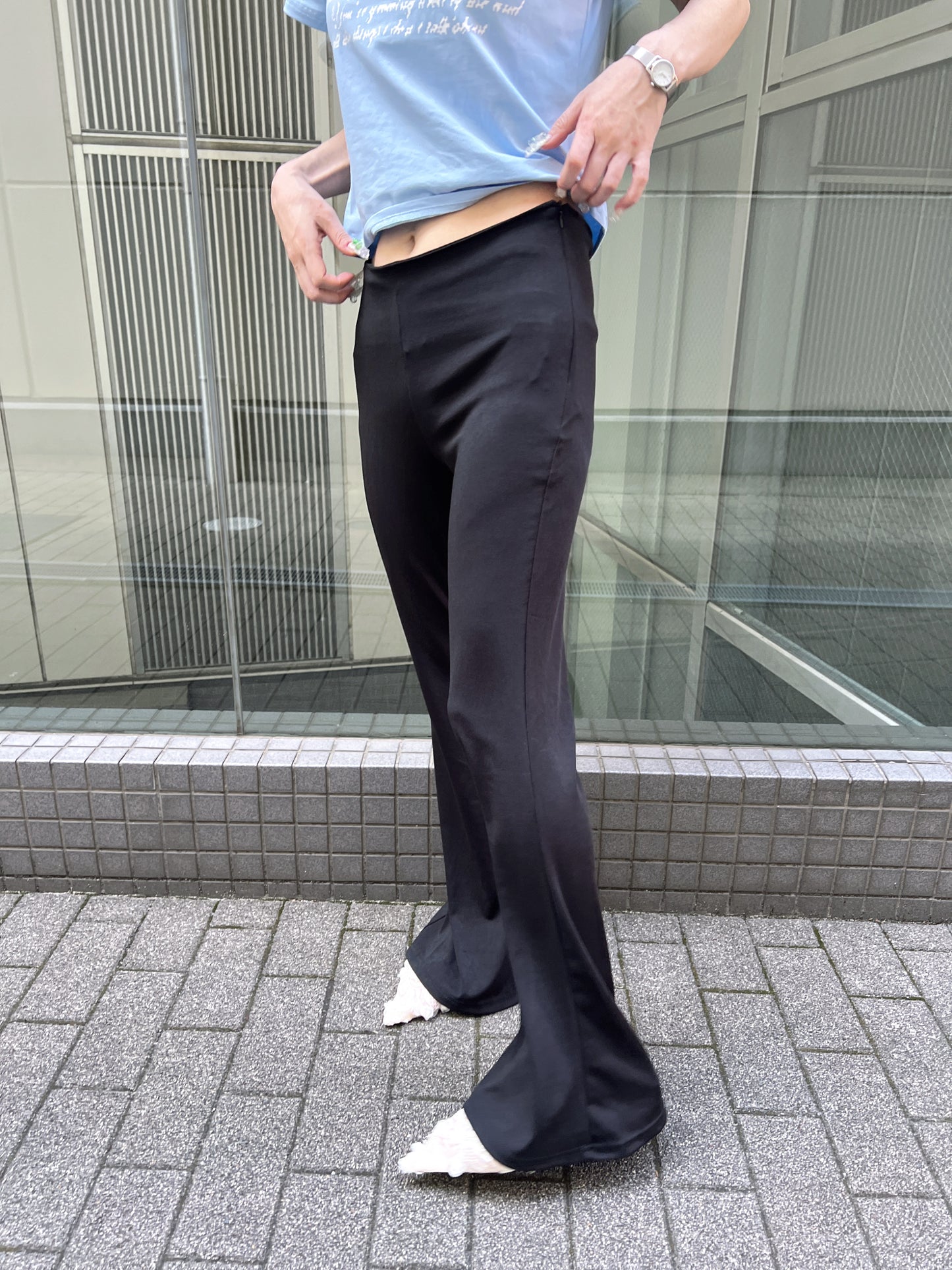 スカートレイヤードフレアパンツ DPB79163