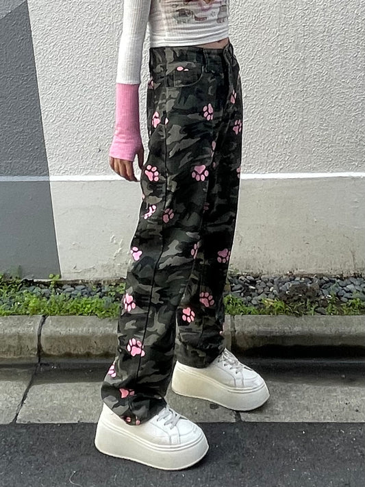 カモフラアニマルカーゴパンツ DPB67098