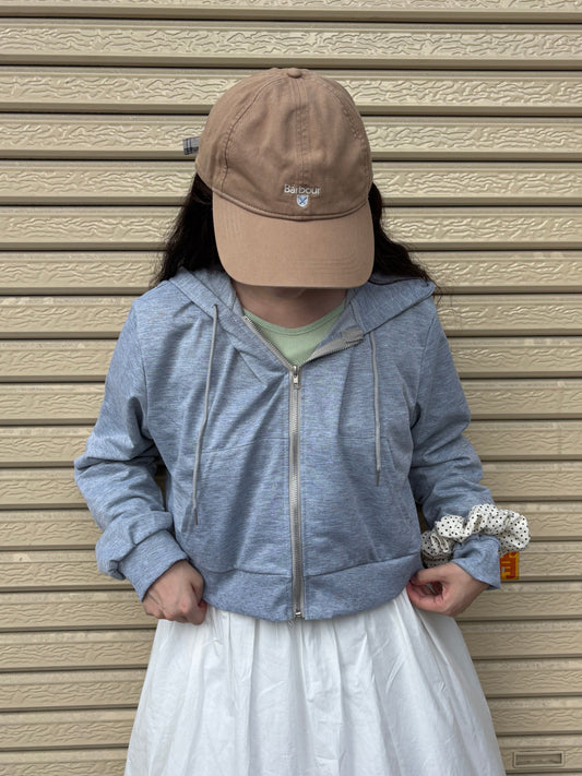 ショート丈ジップパーカー DPB84240