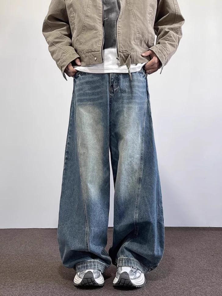 ユニセックスワイドラインデニムパンツ DPB71654