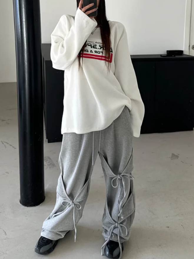 リボンデザインスウェットパンツ DPB71689
