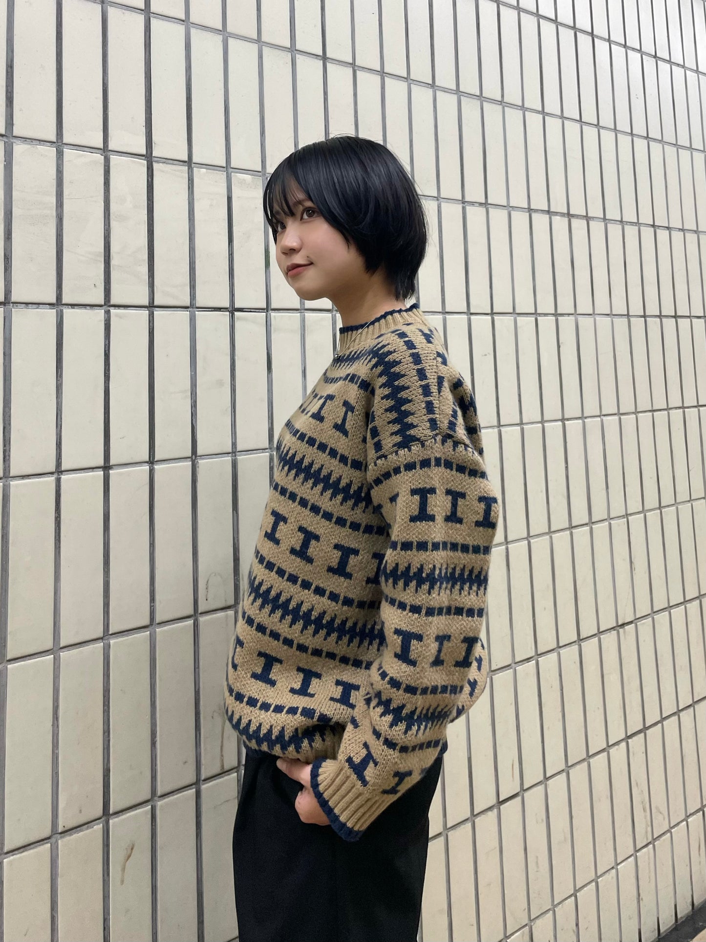 ジャガードニット DPB64030