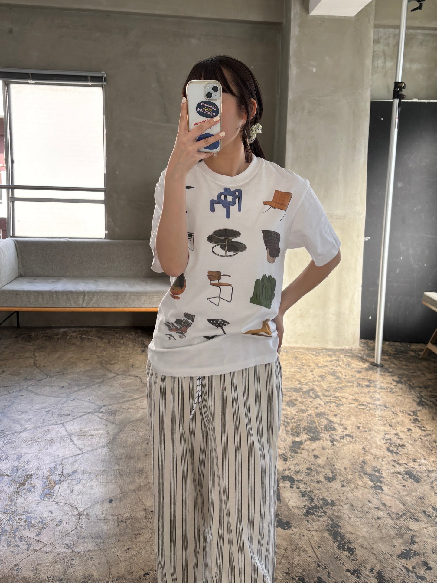 グラフィックプリントTシャツ DPB84158