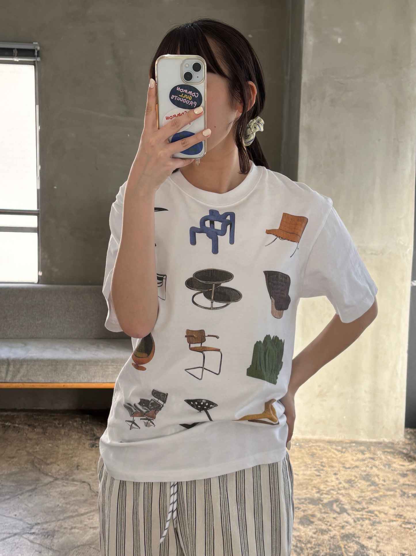 グラフィックプリントTシャツ DPB84158