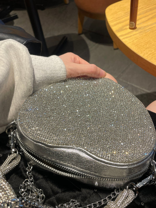 ビジューハートバッグ DPA43336