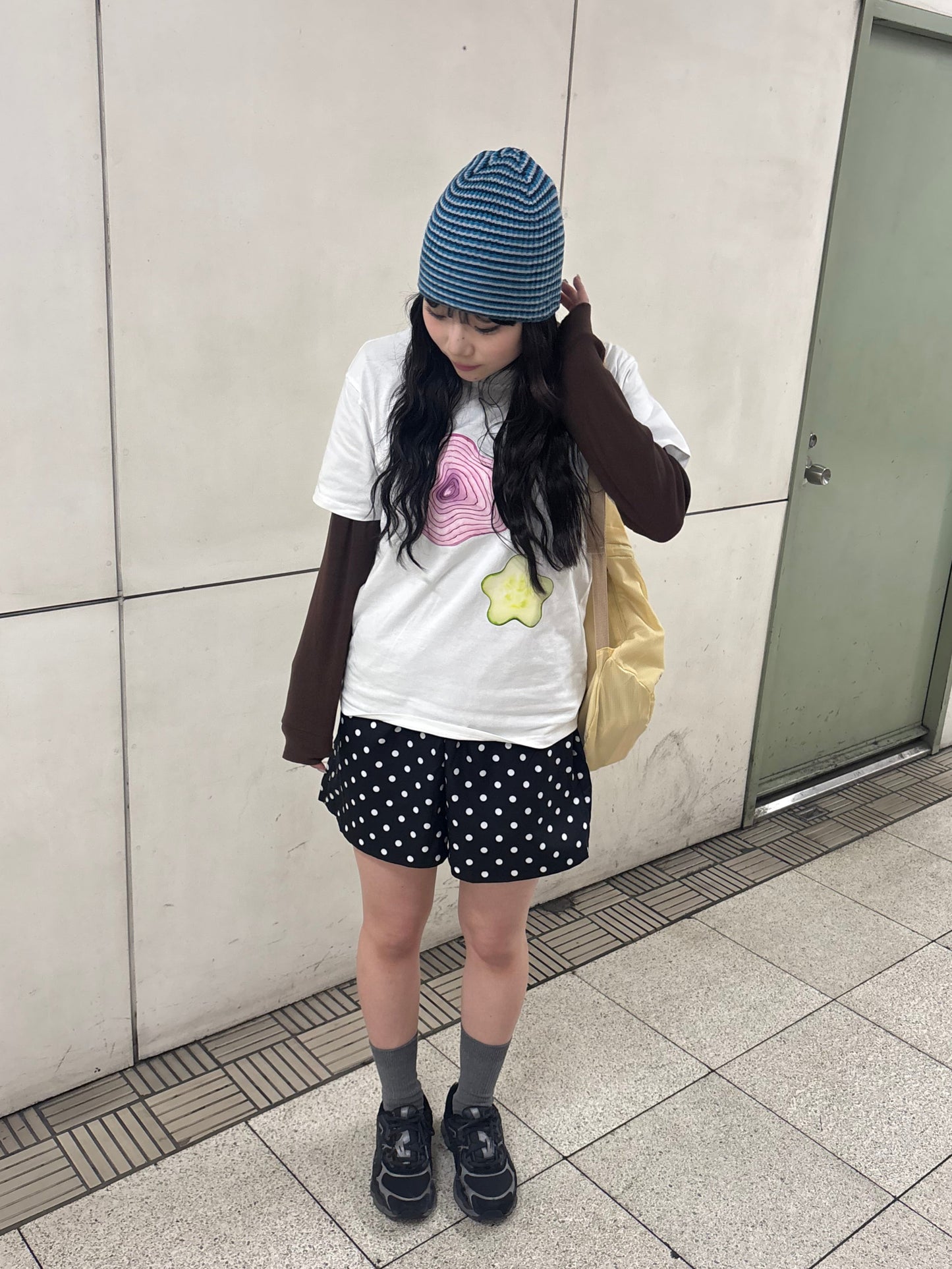 ベジタブルプリントTシャツ DPB89014