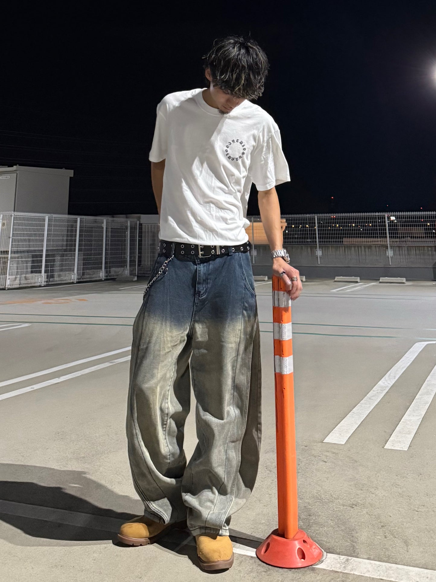 Kenshin_グラデーションバルーンデニムパンツ DPB73377