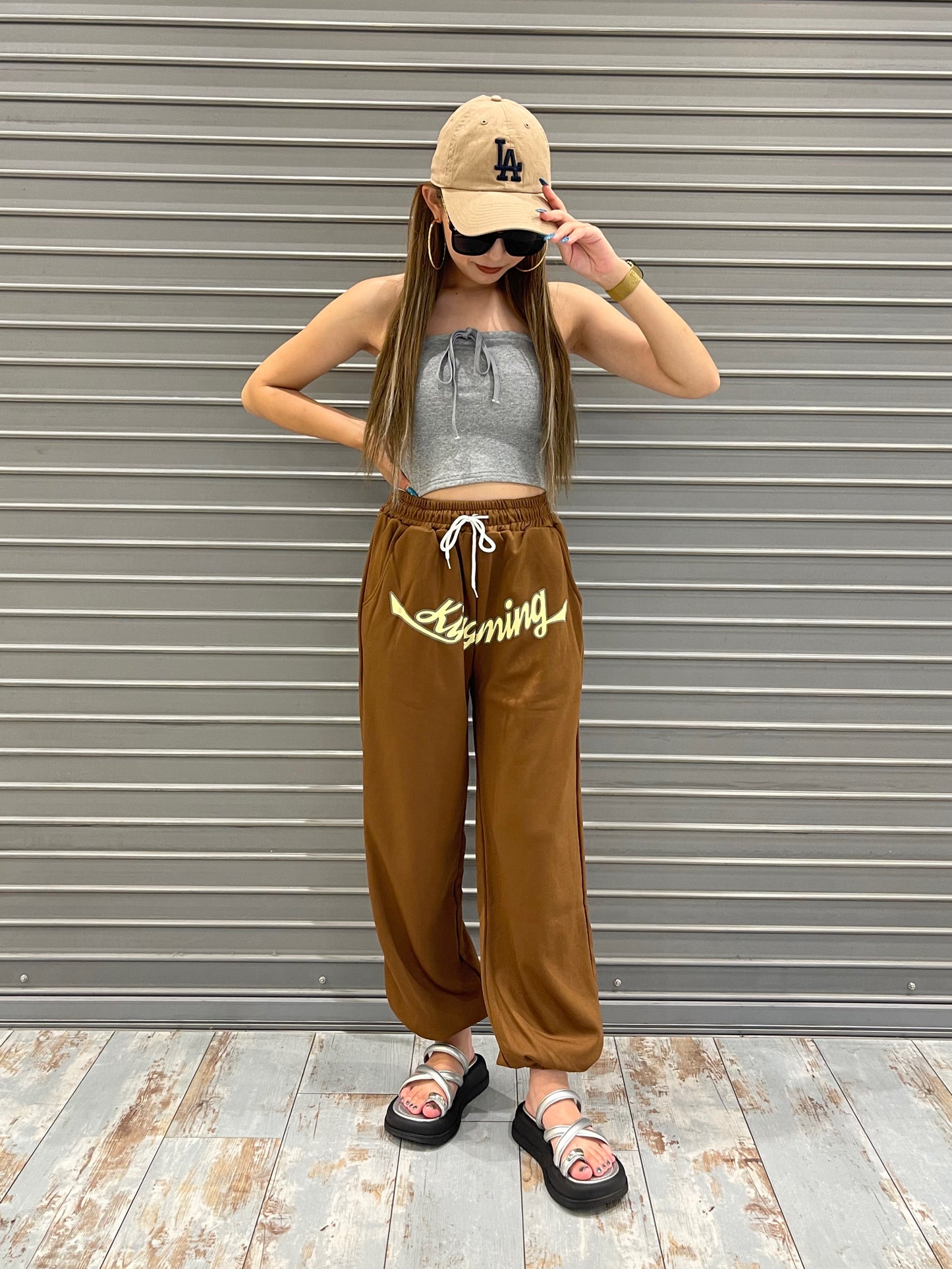 フロントロゴスウェットパンツ DPB73107