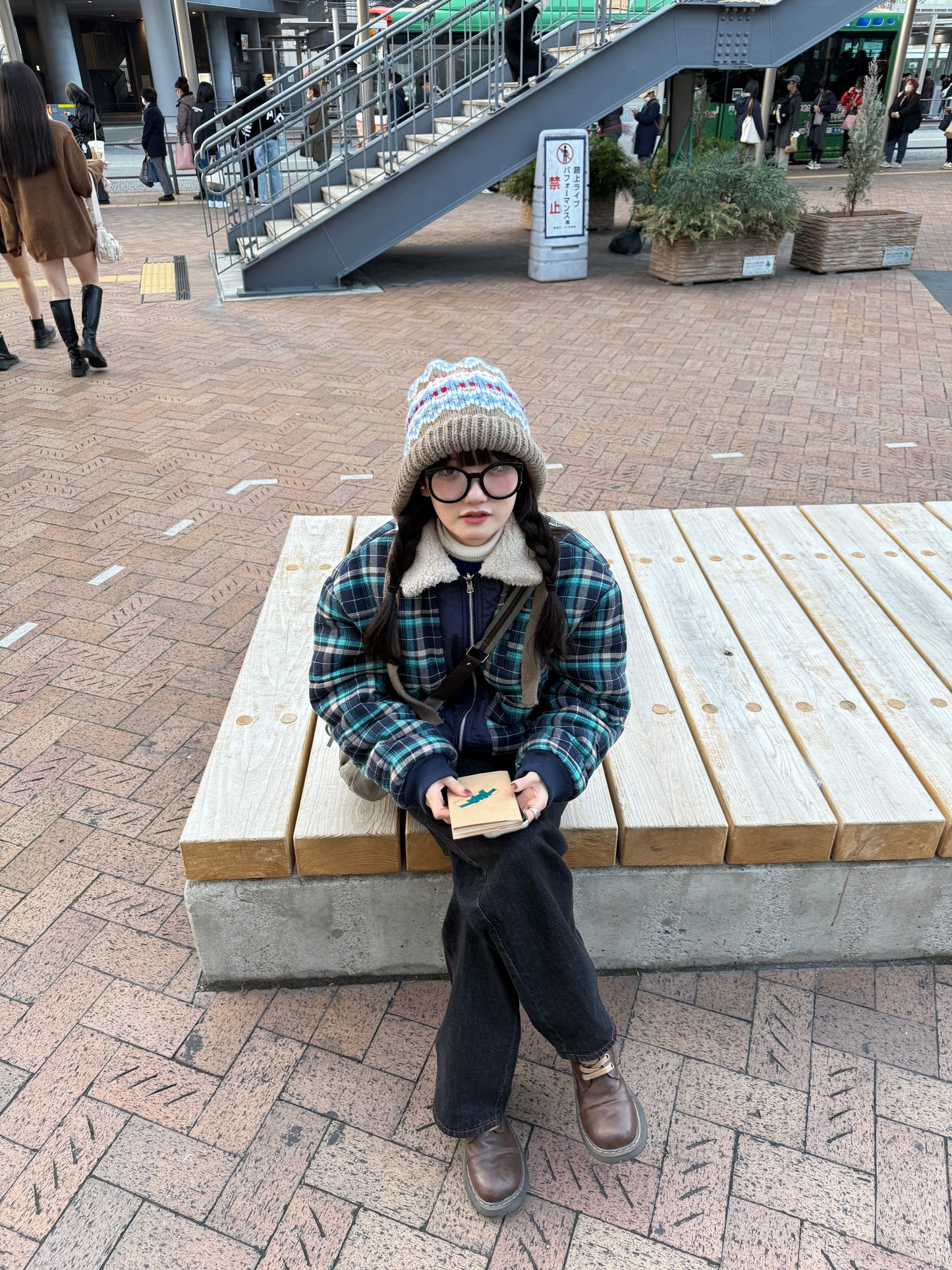 ノルディック柄ニット帽 DPA43546