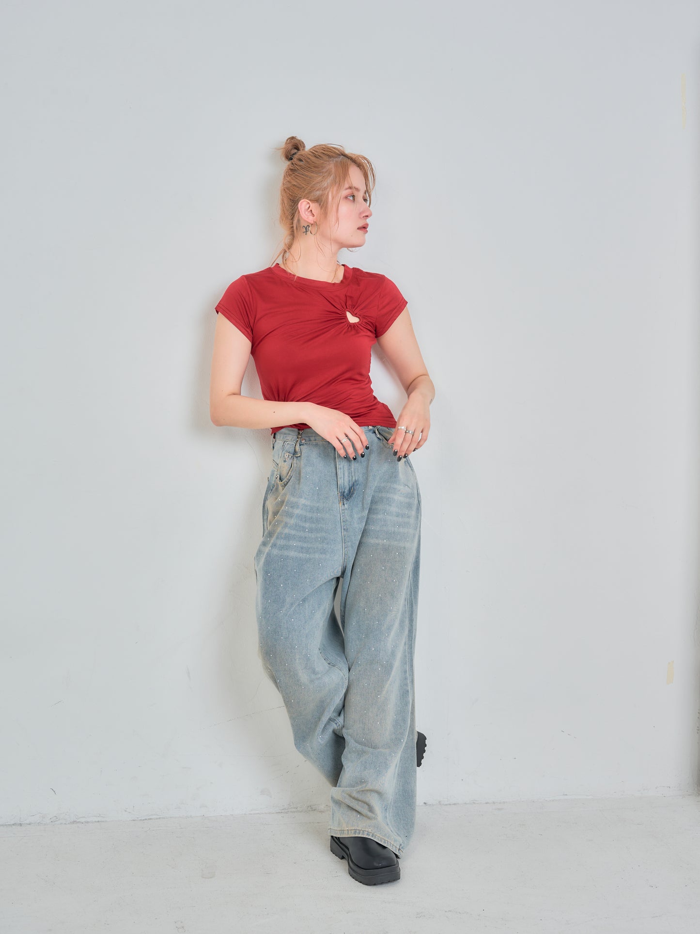ダブルハートTシャツ DPB75036