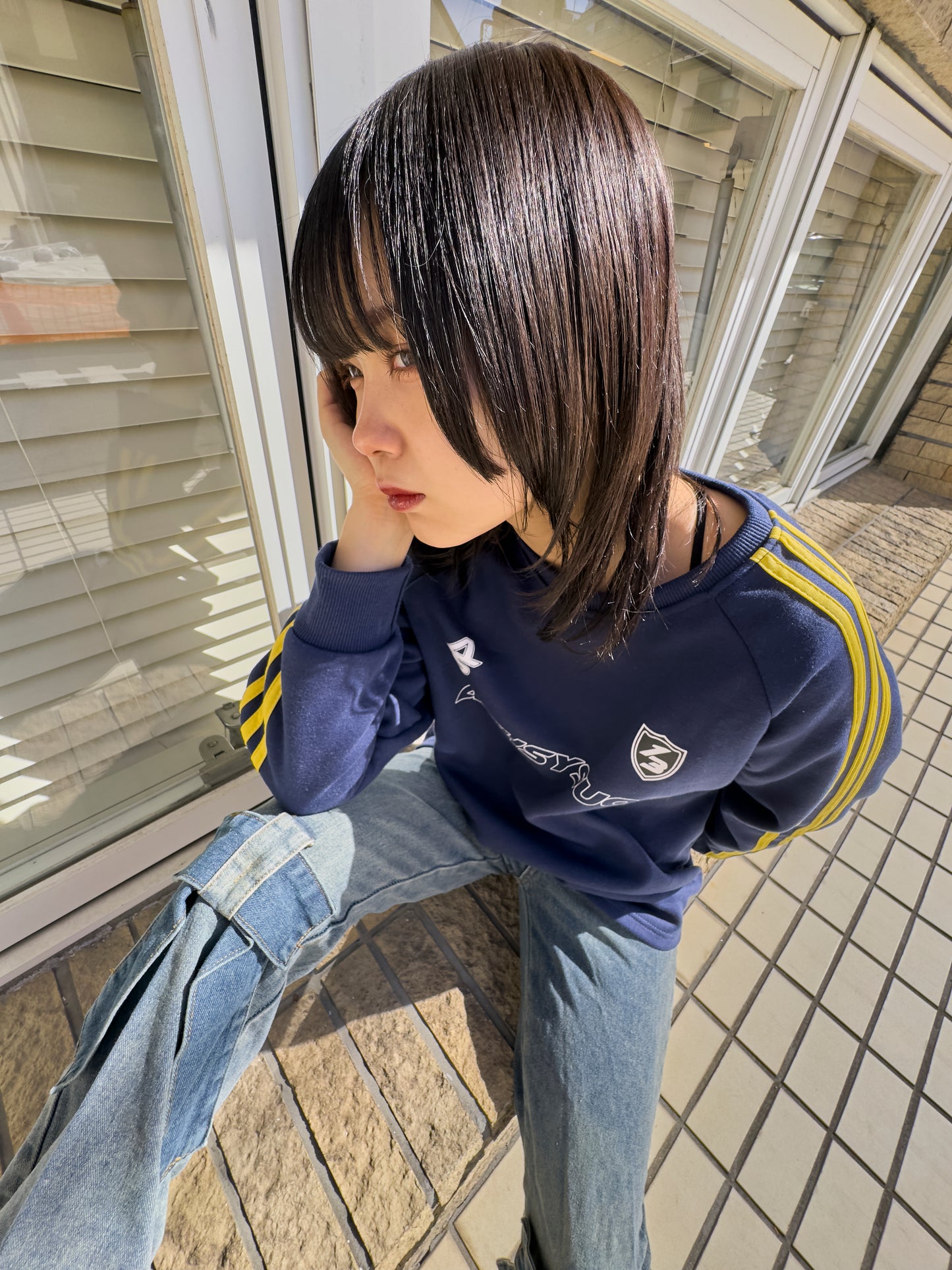 ロゴラインスウェット DPA20329