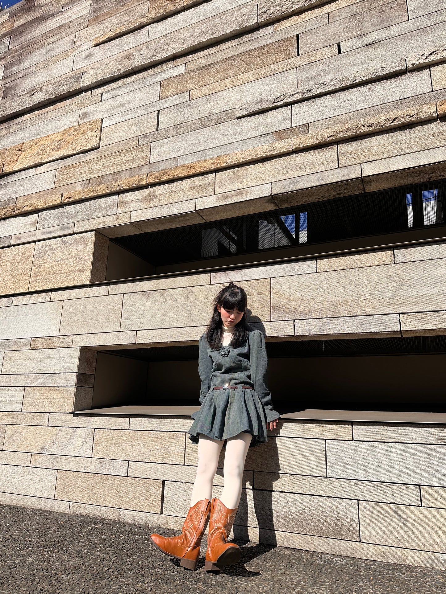 キャメルウエスタンブーツ DPA43332