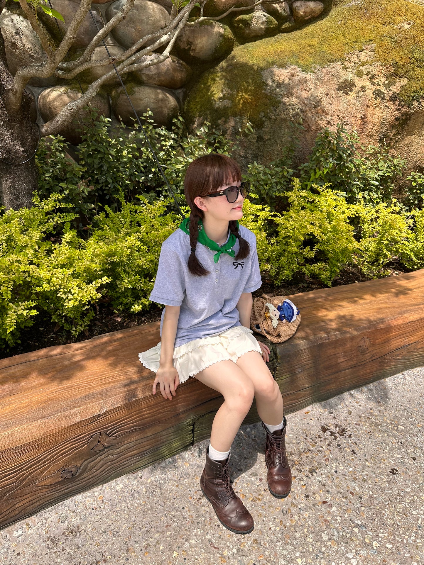 ポイントリボンポロシャツ DPA43433