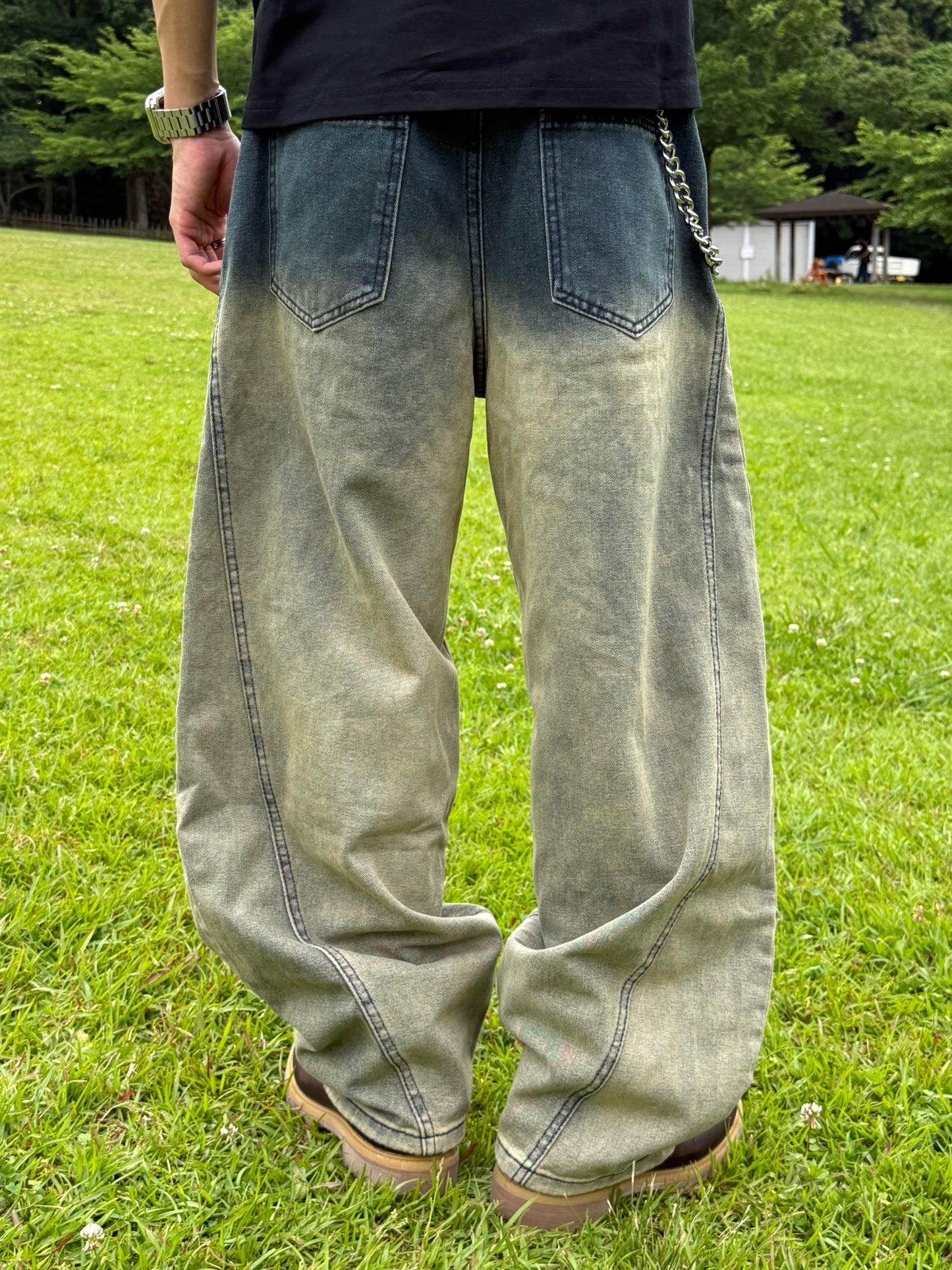 Kenshin_グラデーションバルーンデニムパンツ DPB73377