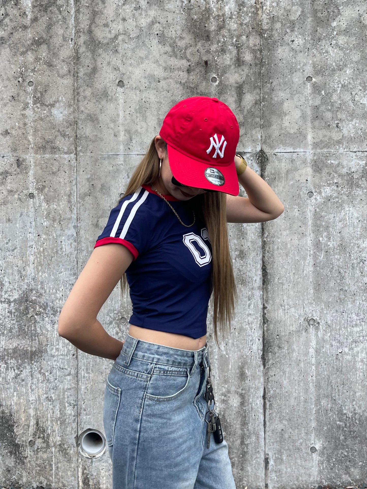 クロップドスポーツTシャツ DPB73097