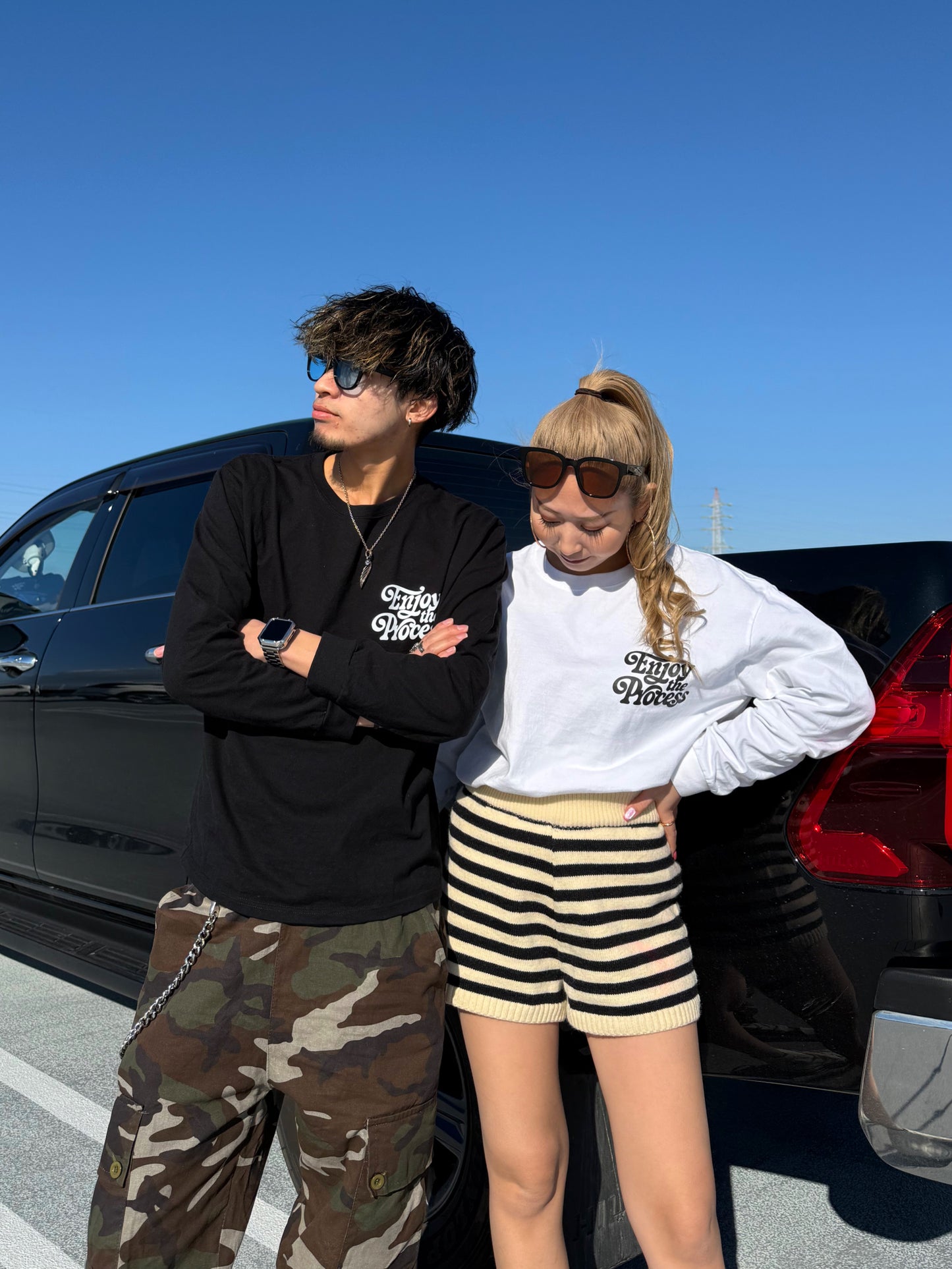 ユニセックスロゴロングスリーブTシャツ DPB73254