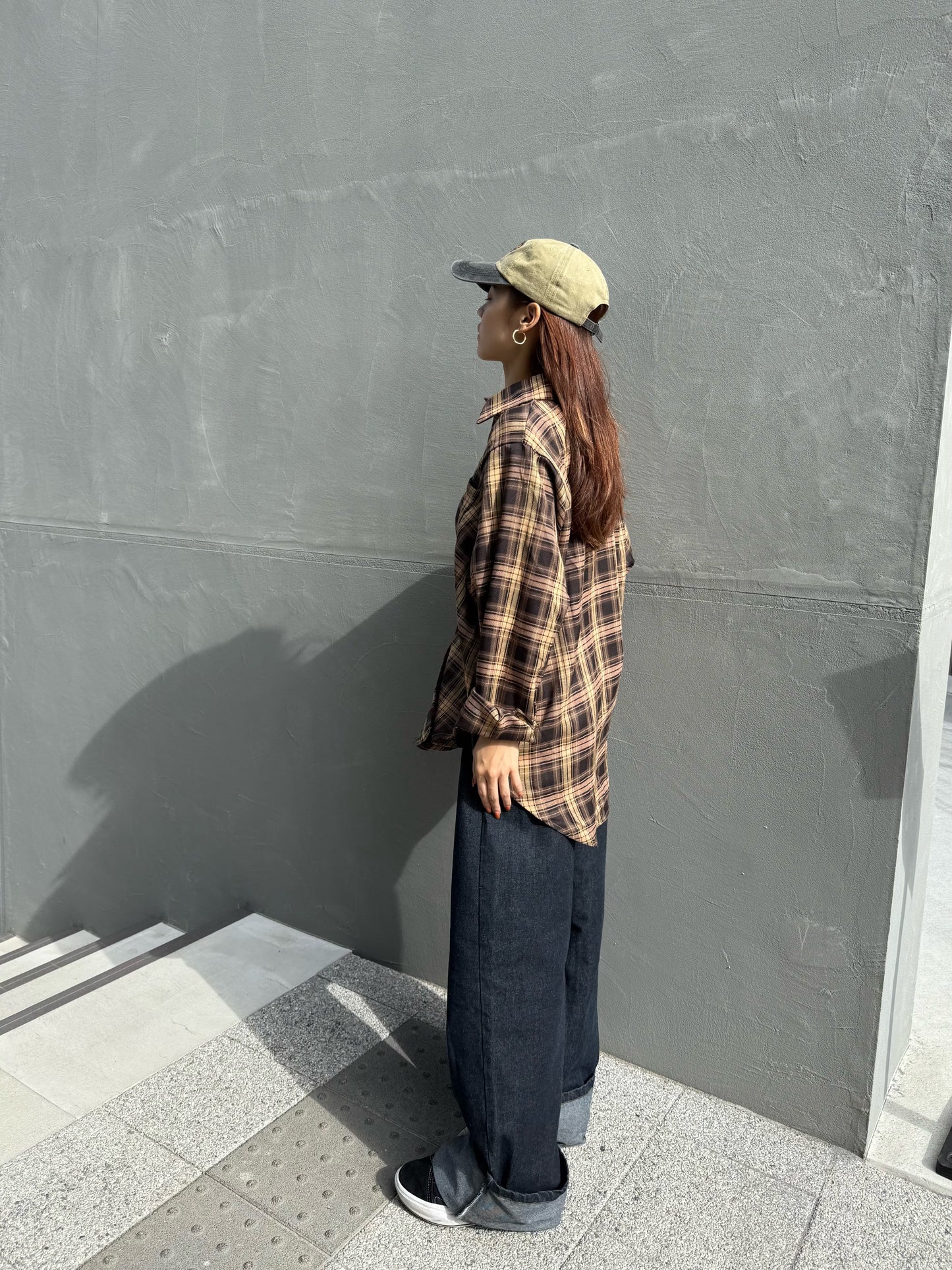 ブラウンチェックシャツ DPB47461