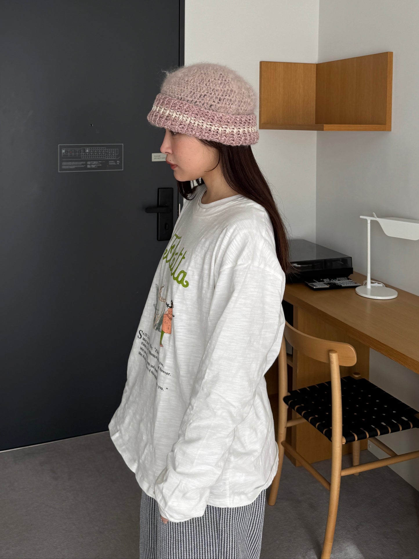 イラストプリントロングTシャツ DPB78131