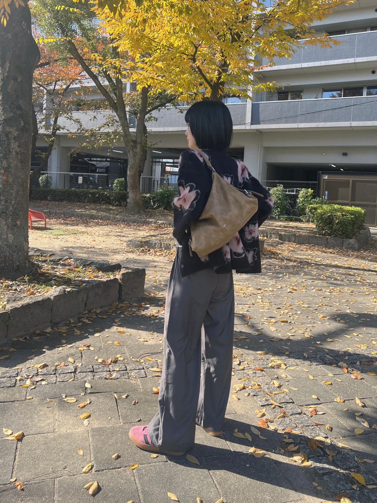 ウエストフリルワイドパンツ DPB79052
