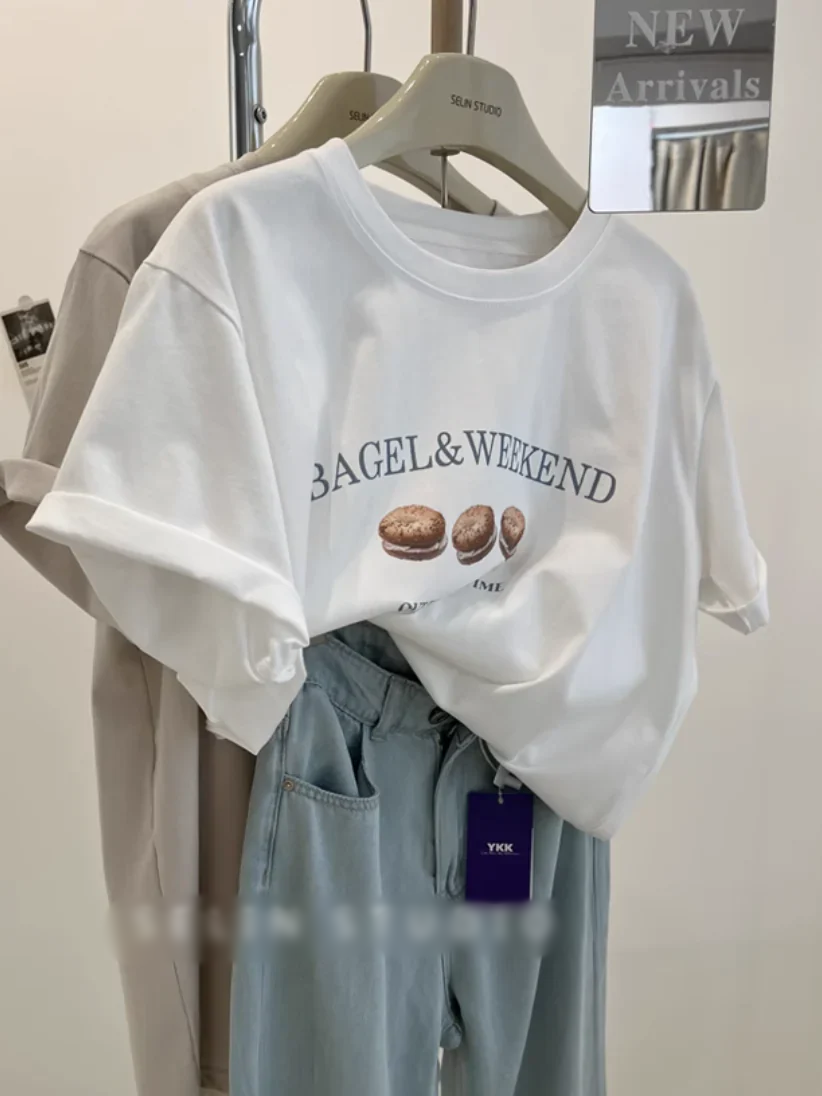 ベーグルプリントTシャツ DPB71522
