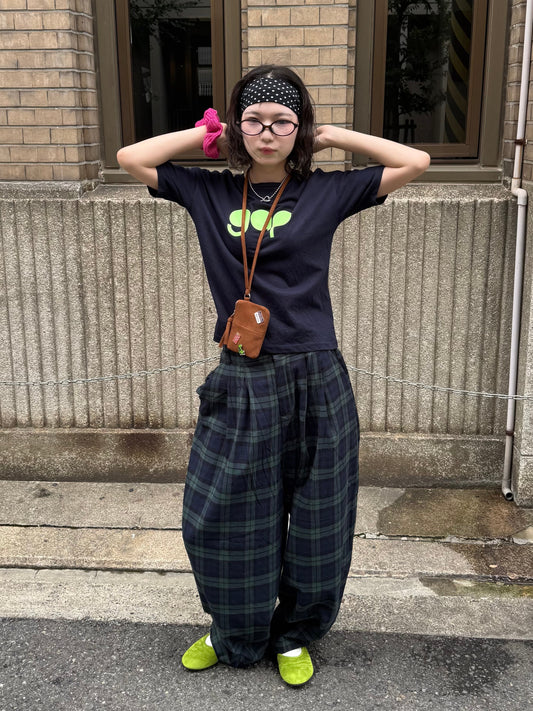 カーブラインチェックパンツ DPB85295