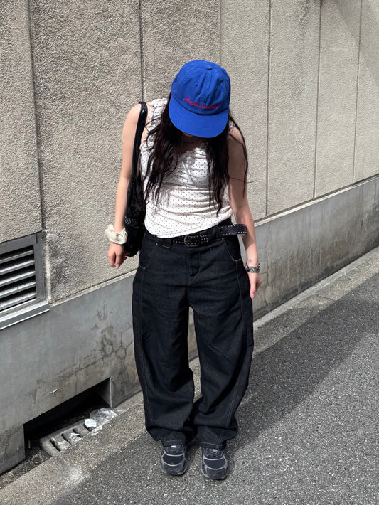 ダークデニムバギーパンツ DPB89051