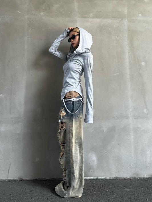 ルーズフードトップス DPB26612