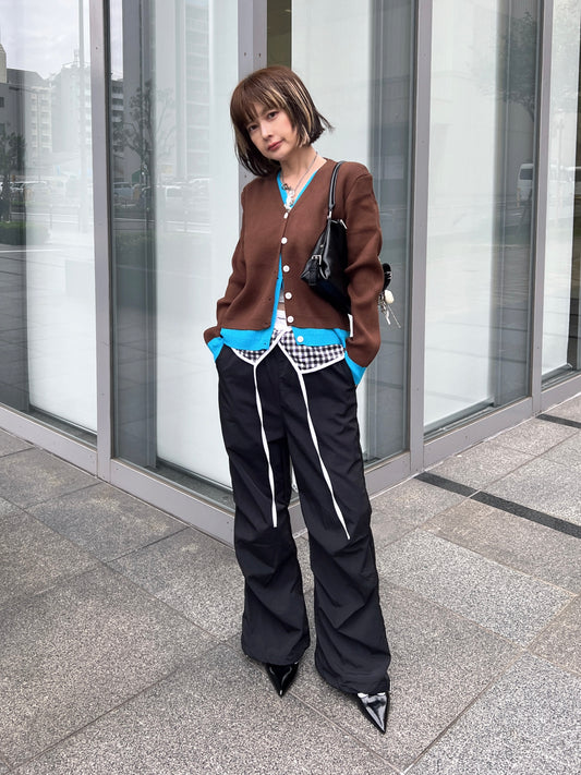 レイヤードニットカーディガン DPB79201