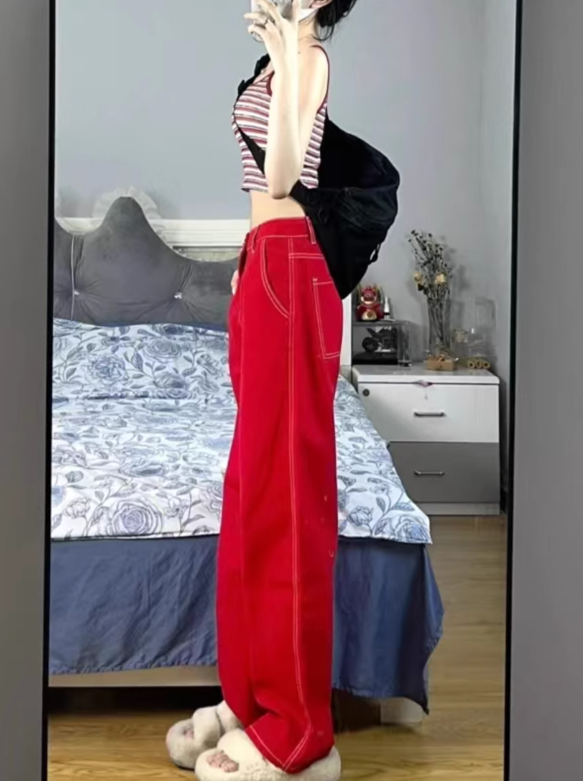 ステッチレッドパンツ DPB71266