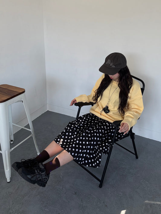 ドットミディアムスカート DPB89095