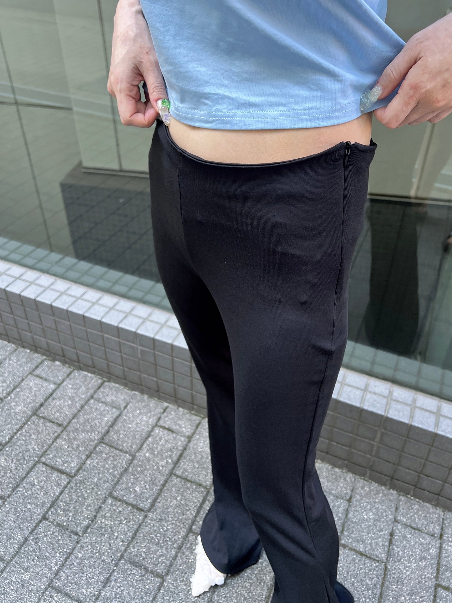スカートレイヤードフレアパンツ DPB79163