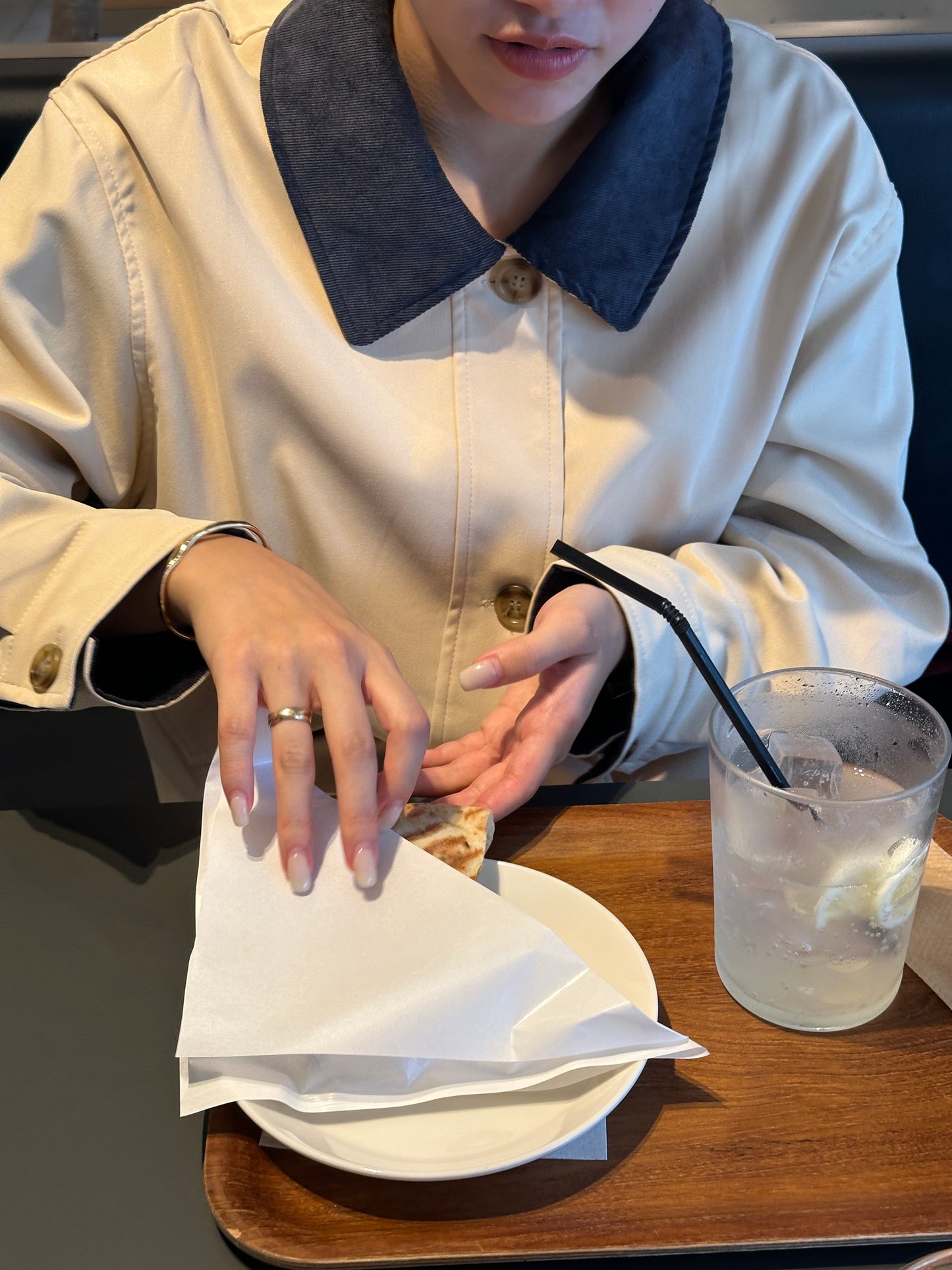コーデュロイカラートレンチコート DPB47326