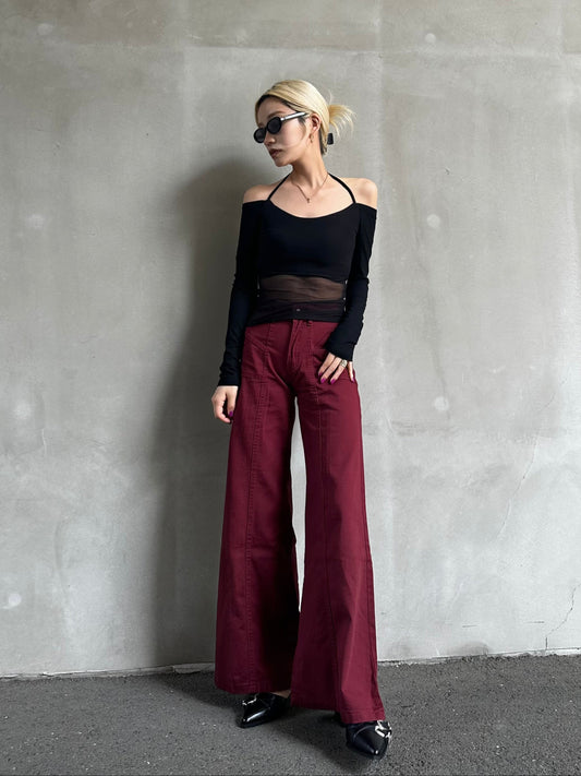 レッドブーツカットパンツ DPB26520