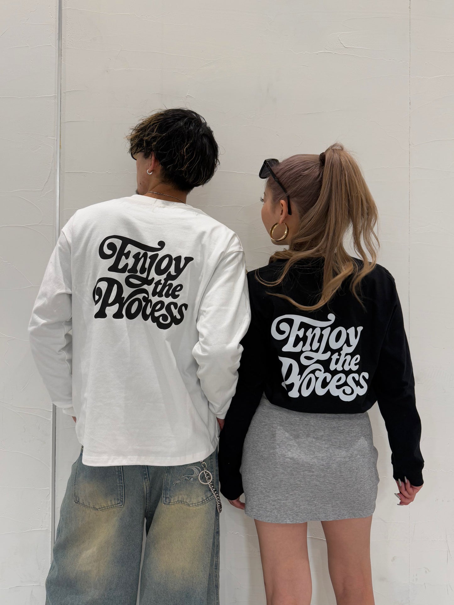ユニセックスロゴロングスリーブTシャツ DPB73254