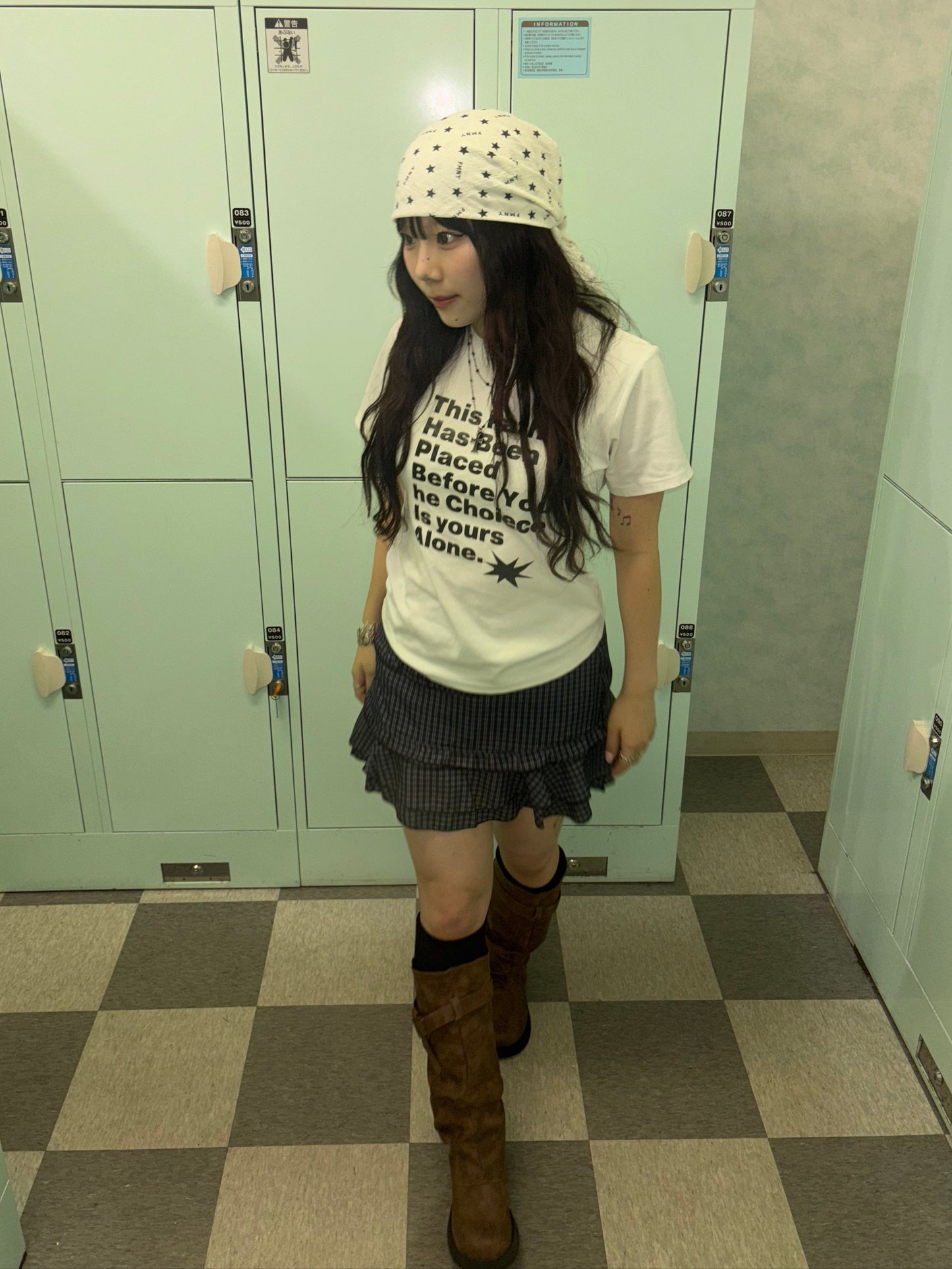 レタリングプリントTシャツ DPB89022