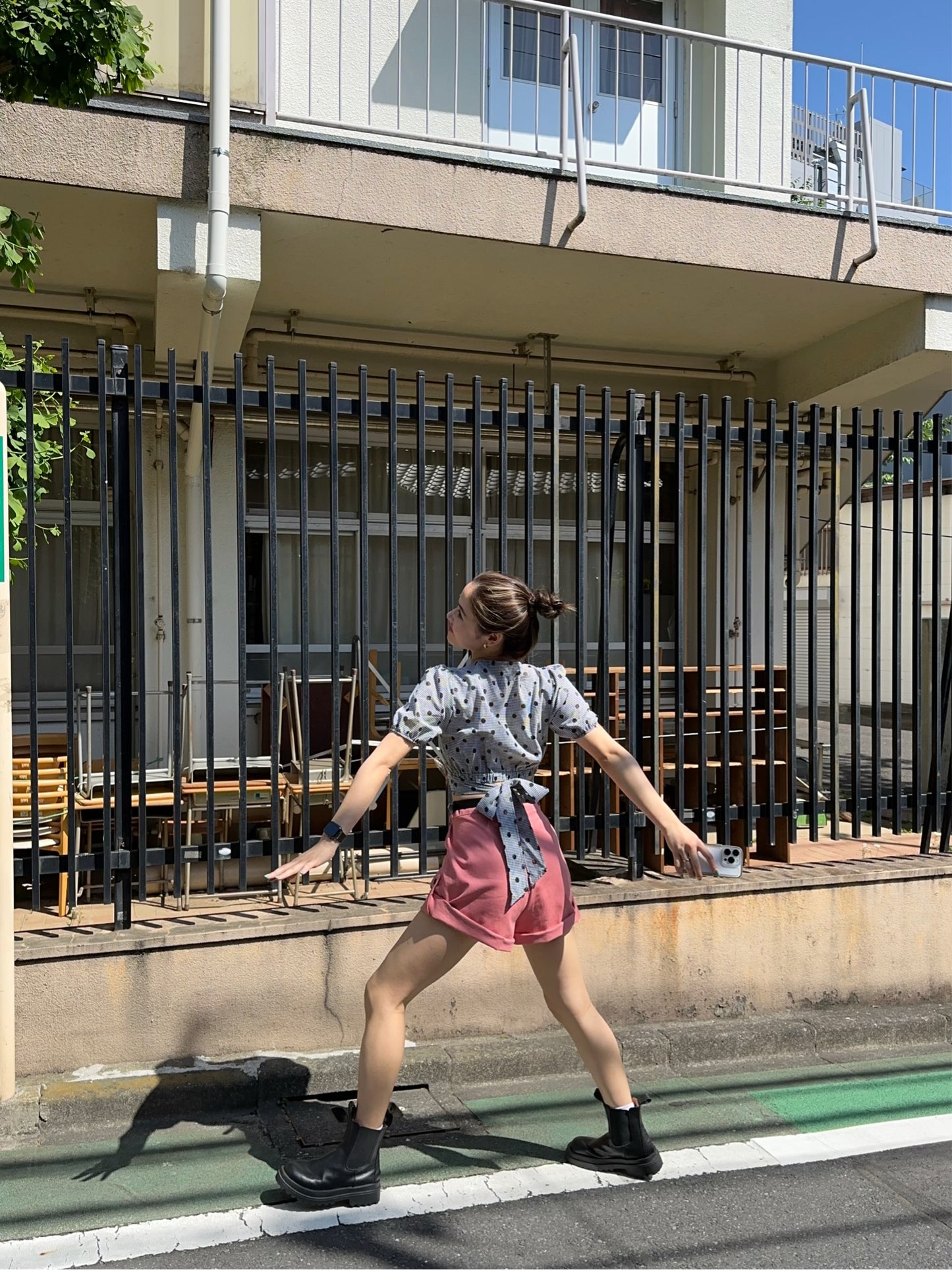 ピンクデニムショートパンツ DPB47281