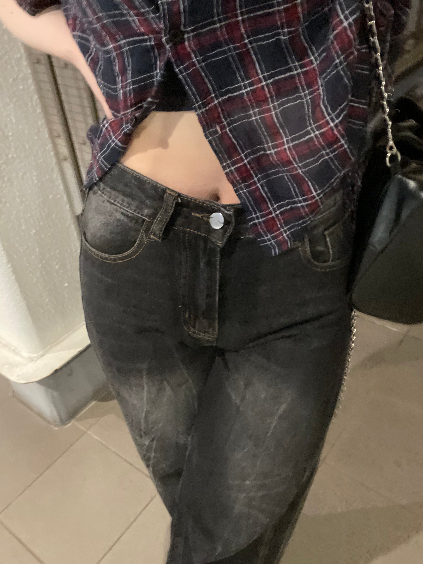 ダメージビッグシルエットデニムパンツ DPB74149