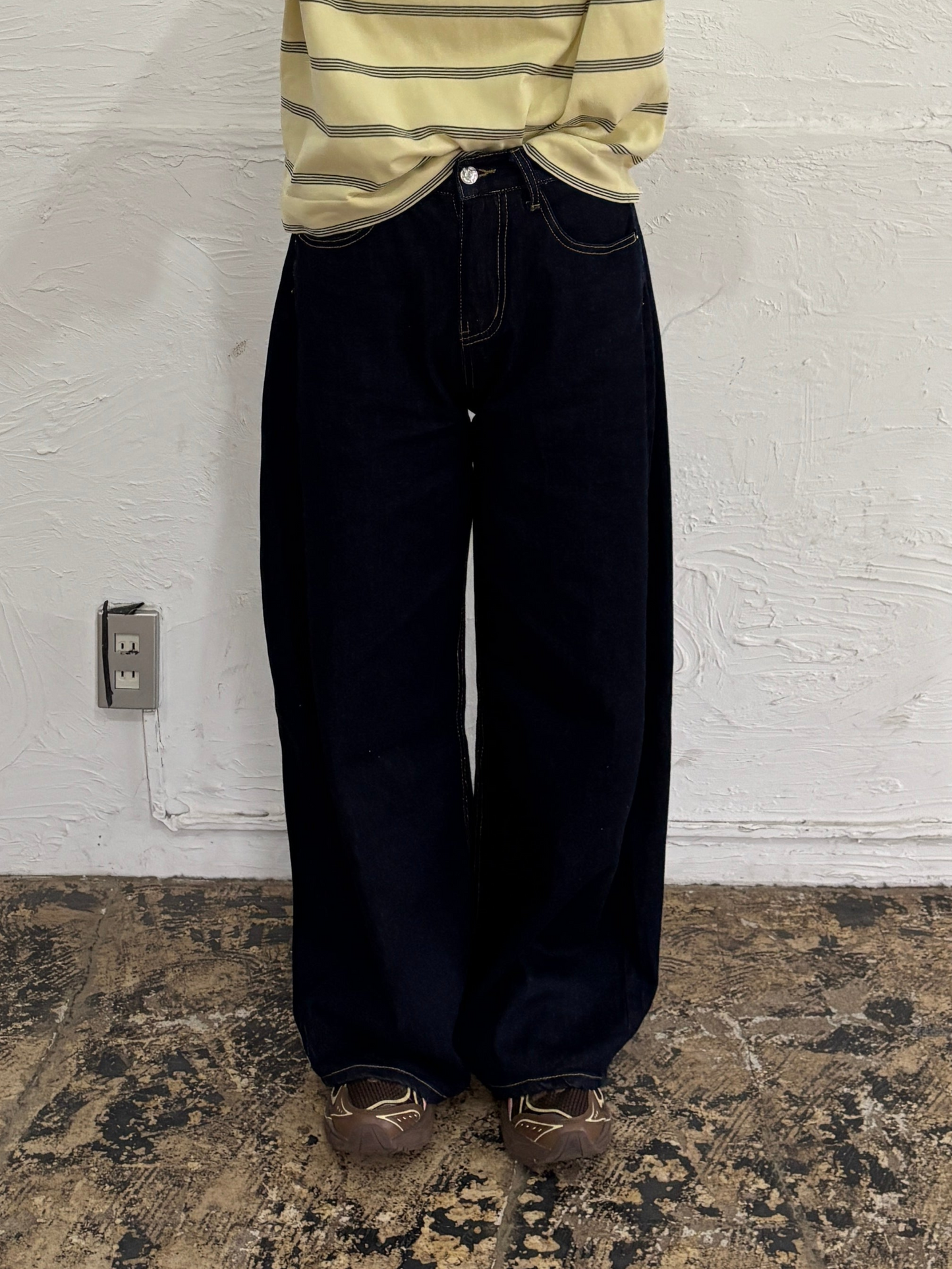 ワイドシルエットデニムパンツ DPB84161