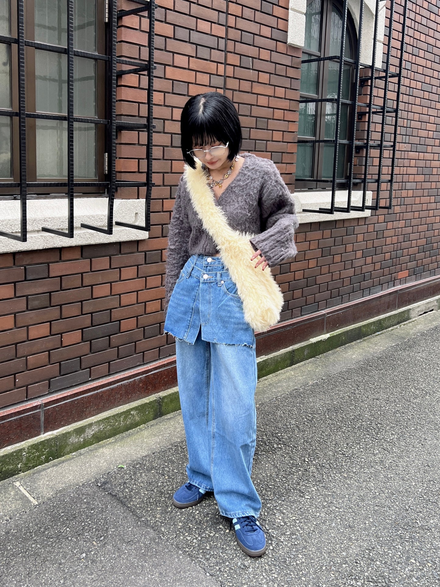 レイヤードデザインデニムパンツ DPB79048